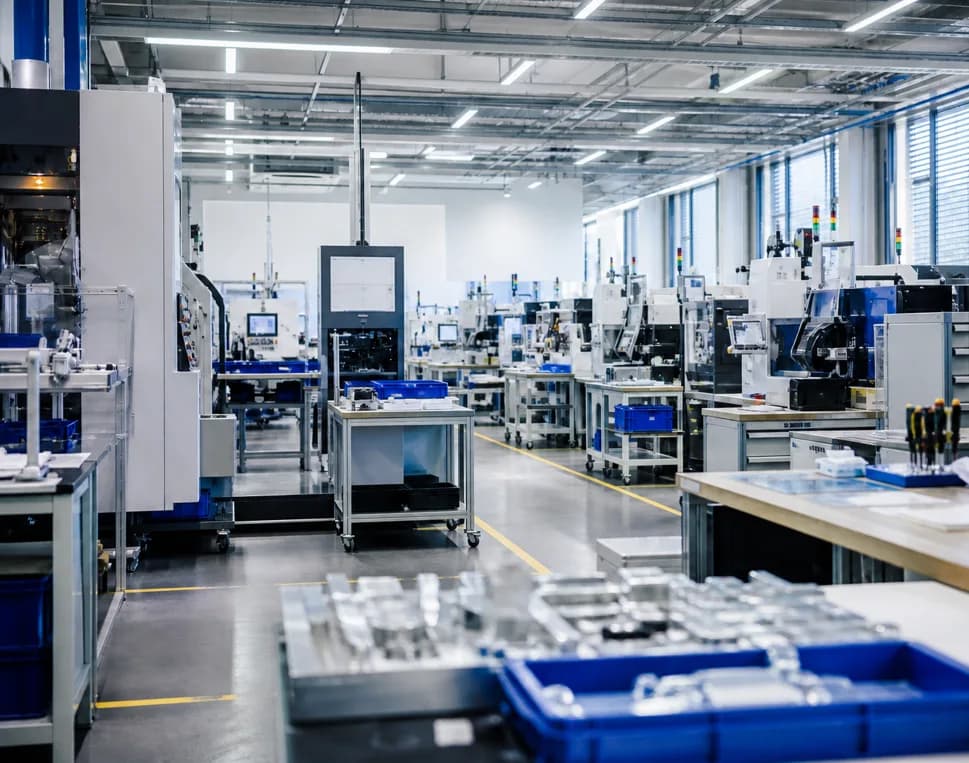A medical device manufacturing facility