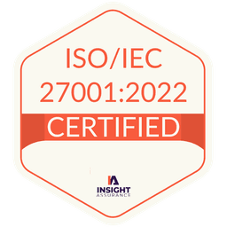 ISO/IEC 27001-Zertifizierungszeichen - ISMS zertifiziert durch Insight Assurance